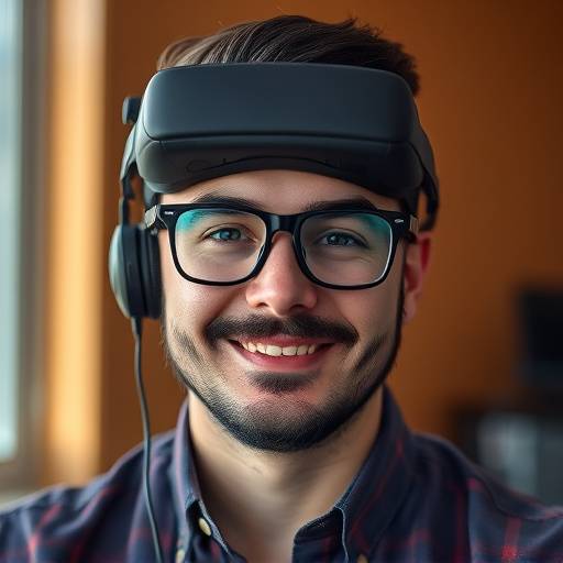 Portrait de Lucas Garcia, spécialiste des nouvelles technologies et professeur de réalité virtuelle et augmentée